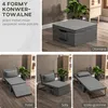 Łóżko składane HOMCOM 4 w 1 75 x 190 cm, łóżko dla Podgląd zdjęcia produktu 4