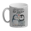 Pinguin Glitzer-Kaffeebecher mit Spruch Du bist mein ewiger Produktbild-Vorschau 2