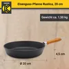 Karl Krüger 60020 Krüger Gusseisenpfanne Rustica mit Produktbild-Vorschau 6