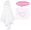 Betz 3tlg Kapuzentuch 85x85 cm Babyset HERZCHEN I 100% Produktbild-Vorschau 3