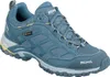 A single blue hiking shoe is shown from a three-quarter side view against a white background. Voir les images du produit