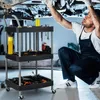 GOPLUS Werkzeugwagen mit 3 Ebenen, multifunktionaler Produktbild-Vorschau 7