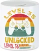 Level 35 Unlocked Level 36 Loading Spardose Geburtstag Produktbild-Vorschau 1