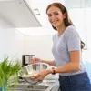 Relaxdays Küchensieb Edelstahl, Seiher mit Griffen, runder Produktbild-Vorschau 5