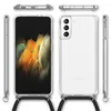 NALIA Klare Handy Hülle mit Kette für Samsung Galaxy S21, Produktbild-Vorschau 7