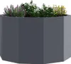 vidaXL Pflanzkübel Anthrazit 60 x 60 x 35 cm Stahl Produktbild-Vorschau 3