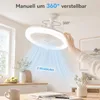 30W Deckenventilator mit Beleuchtung und Fernbedienung, Produktbild-Vorschau 4
