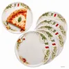 6x Talíř na pizzu Katja, průměr 31,5 cm, velký talíř (XL), Náhled obrázku produktu 1