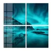 DEQORI Glasbild Echtglas 4x50x50 cm 'Polarlichter in Produktbild-Vorschau 2