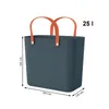 Rotho Multibag Albula Ocean-Bound Plastic, 25 l navy blau Produktbild-Vorschau 5