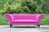 Chesterfield Dreisitzer Design Couch Polster Sitz Sofas Produktbild-Vorschau 3