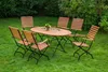 Merxx Gartenmöbelset Schlossgarten 7tlg., 6 Klappsessel, Produktbild-Vorschau 2