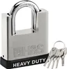 H&S Cadenas 60mm avec 5 clés - Cadenas avec clé - Cadenas Voir les images du produit 1