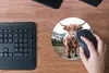 Podložka pod myš - Skotský horal - Hory - Zvířata - 20x20cm Náhled obrázku produktu 4