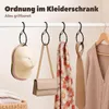 4er-Set Gürtelhalter S-Haken, Edelstahl beschichtet Produktbild-Vorschau 6