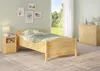 Seniorenbett extra hoch 120x200 Massivholz Kiefer Holzbett Produktbild-Vorschau 2