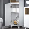 SoBuy BZR147-W Vysoká skříňka se 2 dveřmi a 2 přihrádkami Náhled obrázku produktu 6