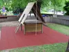 Fallschutzplatte / Gummimatte 500x250x40mm schwarz Produktbild-Vorschau 3