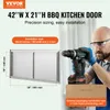 VEVOR porta di accesso al barbecue, 1067 x 534 mm, doppia Anteprima dell’immagine prodotto 2