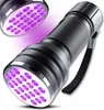 Mini torcia UV 21 LED 395nm rilevatore alluminio compatta Anteprima dell’immagine prodotto 2