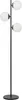 BELIANI Lampa podłogowa czarna metalowa 15 x 15 x 153 cm 3 Podgląd zdjęcia produktu 1