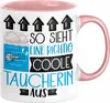 Taucherin Geschenk Tasse Geschenkidee für Taucherin Produktbild-Vorschau 1