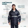 Chaqueta impermeable azul marino, talla L, modelo F440GL Vista previa de la imagen del producto 3