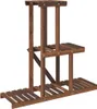 vidaXL Stojan na kvety 81x25x75,5 cm z masívneho jedľového Náhľad obrázku produktu 6