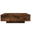 vidaXL Table basse chêne fumé 100x100x31 cm Bois composite Voir les images du produit 6