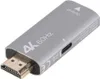 LANBERG HDMI(M)->Displayport(F) Adapter 4K grau Produktbild-Vorschau 1