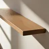 Mensola in rovere massiccio con bordo dritto 60x15x2,5 cm, Anteprima dell’immagine prodotto 4