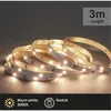 LED Band 3 Meter 3000K selbstklebend Kabelschalter 10W weiß Produktbild-Vorschau 2