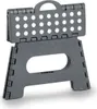 Klappbarer Tritthocker Kunststoff anthrazit 35 x 28 x 22 cm Produktbild-Vorschau 3