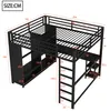 Gaming hoogslaper 160 x 200 cm met LED-verlichting, een Productafbeelding-voorbeeld 5
