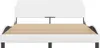 vidaXL Bedframe "Dover", wit, 160x200 cm, kunstleer Productafbeelding-voorbeeld 4