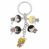 Attack on Titan Schlüsselring mit 5 Chibi Figuren | Produktbild-Vorschau 2