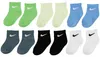 Nike Kids Swoosh Infant Ankle Socken 6 Paare Mehrfarbig EU Produktbild-Vorschau 1