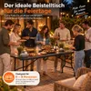 Skládací stůl Rijoka, vzhled dřeva, zahradní stůl – Náhled obrázku produktu 2