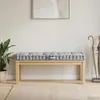 vidaXL Paletový vankúš Bavlna 120 × 40 × 7 cm Sivá Náhľad obrázku produktu 3