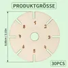 Kumihimo-vlechtplaten set, 30 stuks, voor het maken van Productafbeelding-voorbeeld 2