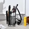Transparenter Rucksack 1 Stück, Robuster PVC-Schulrucksack, Produktbild-Vorschau 3