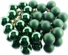 Weihnachts-Micro-Kugeln Piniengrün Ø 2,5 cm aus Glas - 24er Produktbild-Vorschau 1