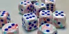 Chessex - Set di cubi Pop Art Blue (12 pezzi) Anteprima dell’immagine prodotto 1