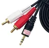 1,3m 3,5mm AUX Klinke auf 2x Cinch RCA Audio Kabel Stereo Produktbild-Vorschau 8