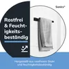 Sanics Handdoekhouder zonder boren, zwart, 40 cm, inclusief Productafbeelding-voorbeeld 8