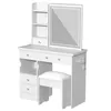 Make-up tafel met spiegel en verstelbare LED-verlichting – Productafbeelding-voorbeeld 15