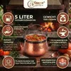 "CopperGarden®" Kupferkessel 5 Liter | Handverzinnt Produktbild-Vorschau 4