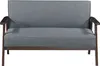 2-Sitzer Polstersofa 'Kinda' mit Holzgestell 121 x 69 x 75 Produktbild-Vorschau 5