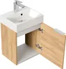 WC ospiti Lavabo salvaspazio "Cubi 40 cm" Rovere oro Anteprima dell’immagine prodotto 2