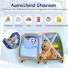 Kinderkoffer-Set mit Rucksack, Kindertrolley Kindergepäck, Produktbild-Vorschau 3